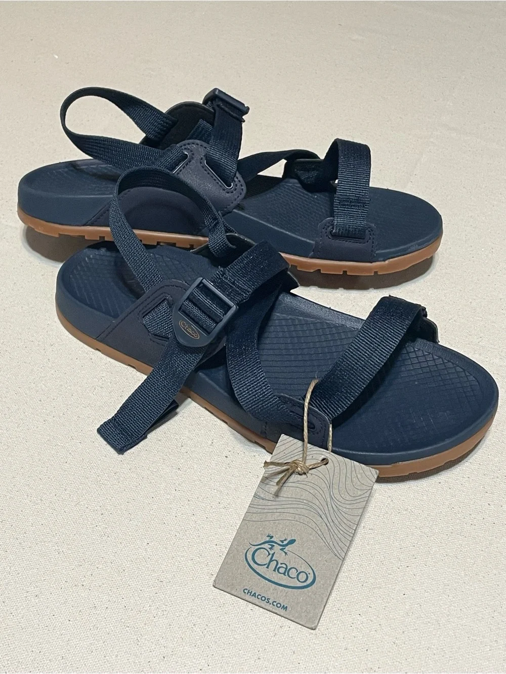 Chaco Women's Lowdown Sandals Navy Size 8 Blue Sport Strap Comfort Shoe